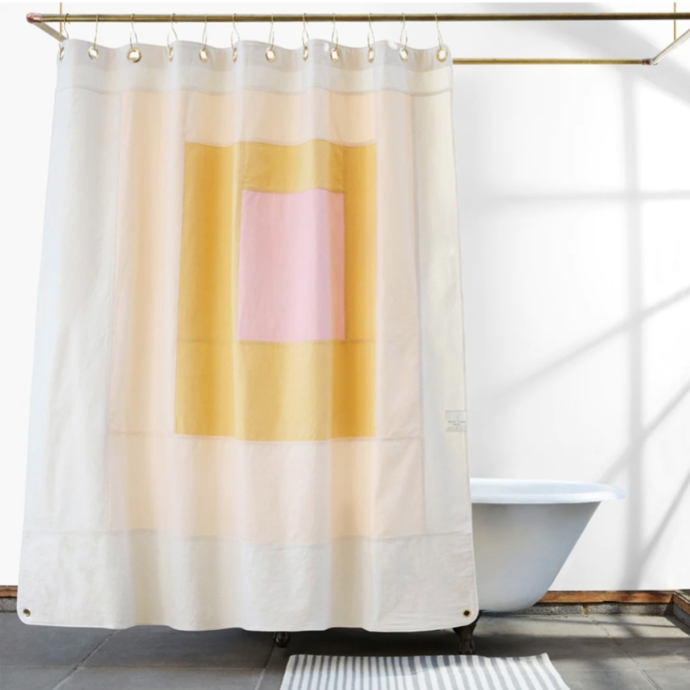 Quiet Town Canvas Shower Curtain